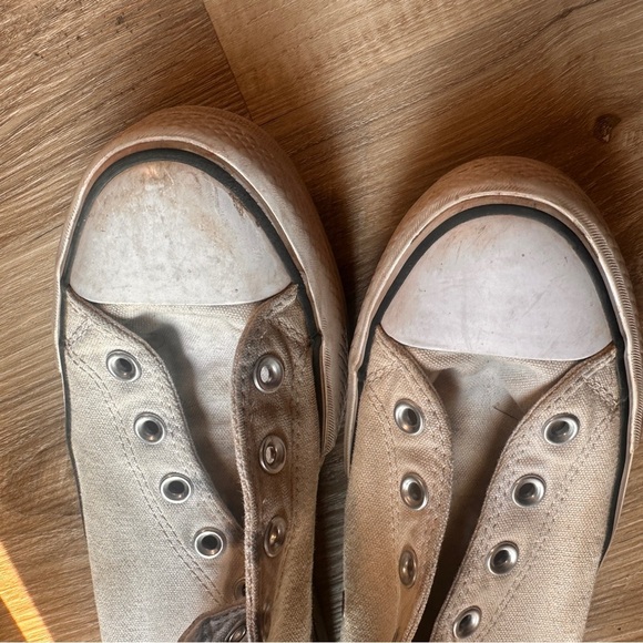 Converse Chuck Taylor High Top Platform Sneakers White Canvas Unisex 8.5 woman’s - Picture 8 of 12